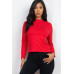 Mock Neck Solid Long Sleeve Top