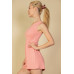 One Shoulder High Waisted Romper