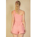 One Shoulder High Waisted Romper