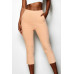 Slit Hem Cropped Pants