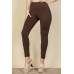 Solid High Waist Legging