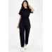 Tie Waist Relaxed Jumpsuit