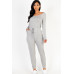 Tie Waist Long Sleeve Jumpsuit