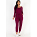Tie Waist Long Sleeve Jumpsuit