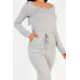 Tie Waist Long Sleeve Jumpsuit