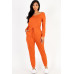 Tie Waist Long Sleeve Jumpsuit