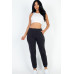 Ribbed Side Pocket Joggers