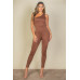 Solid Color One Shoulder Jumpsuit