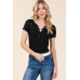 Layers With Bow Detail Short Sleeve Top