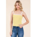 Scallop Edge Detail Cami Top W/ Bow Detail