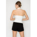 Halter Neck Buckled Open-back Top