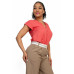 Solid V-collared Neck Top