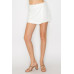 Wrap High-rise Elastic Mini Skort