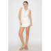Wrap High-rise Elastic Mini Skort