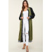 Maxi Faux Suede Jacket