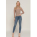 Long Slv Mesh Panel Detail Sweater Top