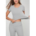 Seamless Short Sleeve Crop Tee