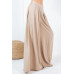 Large Hem Wide Leg Pleated Solid Pants