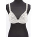 Faux Pearl Bra Top