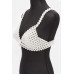 Faux Pearl Bra Top