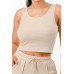 Ribbed Tank Top And Pant Set