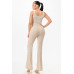 Ribbed Tank Top And Pant Set