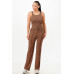 Ribbed Tank Top And Pant Set