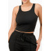 Ribbed Tank Top And Pant Set