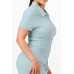 Textured Polo Top And Pants Set