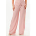 Textured Polo Top And Pants Set