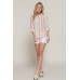 Long Slv Wide Stripe Woven Shirt