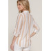 Long Slv Wide Stripe Woven Shirt