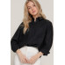 Long Sleeve Linen Blend Shirt