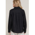 Long Sleeve Linen Blend Shirt