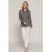 Long Sleeve Linen Blend Shirt