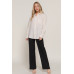 Long Sleeve Linen Blend Shirt
