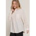 Long Sleeve Linen Blend Shirt