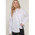 Long Sleeve Linen Blend Shirt