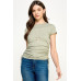 Side Ruched Detail Top