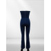 Lace Up Detail Denim Jumpsuit