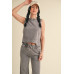 Mineral Wash Sleeveless Top