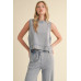 Mineral Wash Sleeveless Top