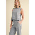 Mineral Wash Sleeveless Top