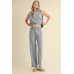 Mineral Wash Sleeveless Top
