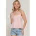 Flower Trim Detail Pointelle Spring Sweater