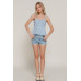 Flower Trim Detail Pointelle Spring Sweater