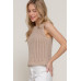 Sleeveless Crochet Spring Sweater