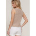 Sleeveless Crochet Spring Sweater
