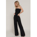 Crinkle Knit Tube Jumpsuit