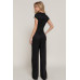 Short Slv Top & Flare Pants Set